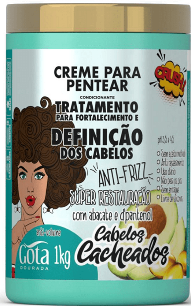 Mascara-Capilar-Gota-Dourada-Cabelos-Cacheados-1Kg