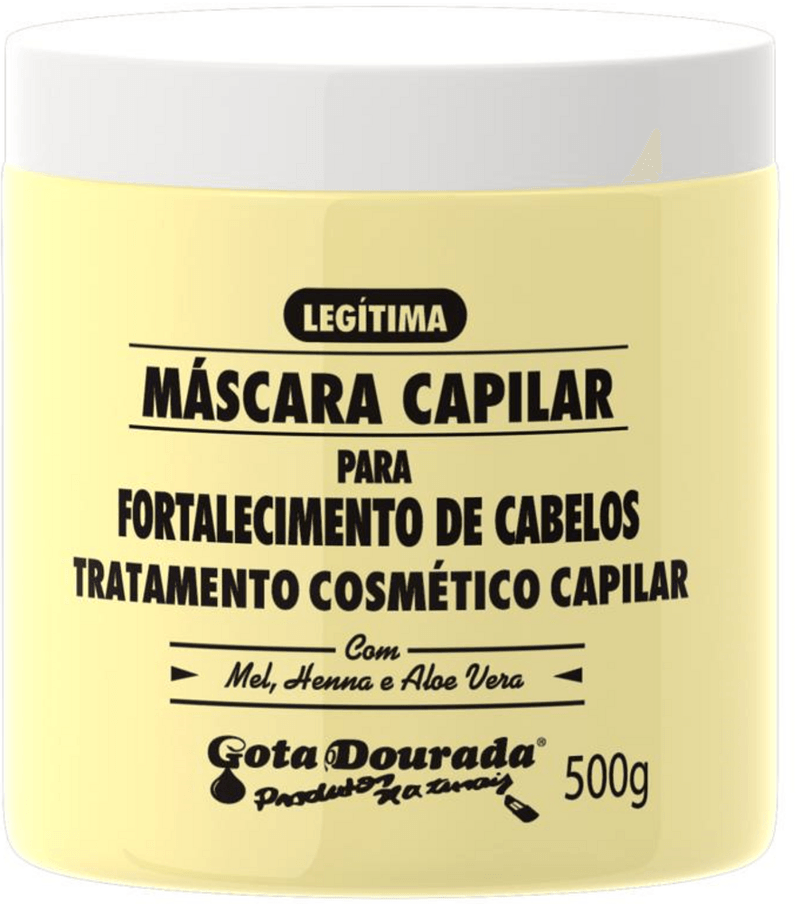 Mascara-Capilar-Gota-Dourada-Fortalecimento-500g