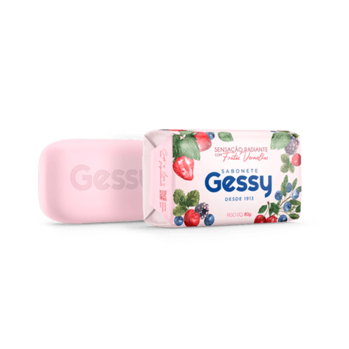 Sabonete Em Barra Gessy 80g Frutas Vermelhas