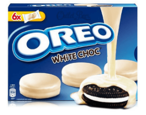 Biscoito Recheado de Baunilha com Cobertura de Chocolate Branco Oreo 246g