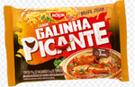 Macarrao-Instantaneo-Lamen-com-Tempero-Galinha-Caipira-Picante-Nissin-Miojo-Pacote-85g-Sendo-80g-de-Macarrao-e-5g-de-Tempero