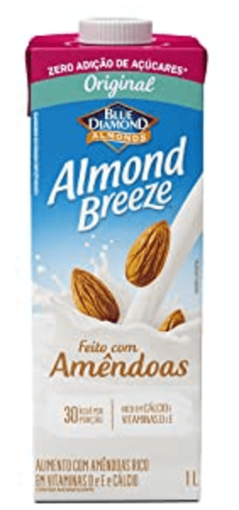 Bebida à Base de Amêndoa e Aveia Blue Diamond Almond Breeze Caixa 1l