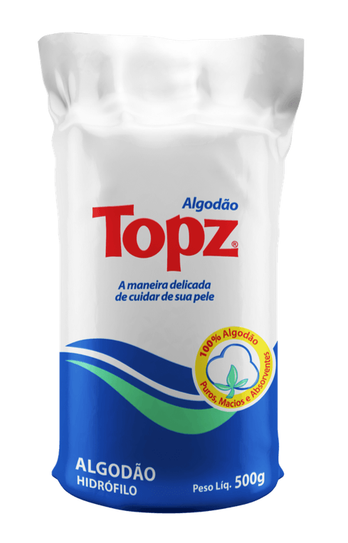 ALGODAO ROLO TOPZ 500G