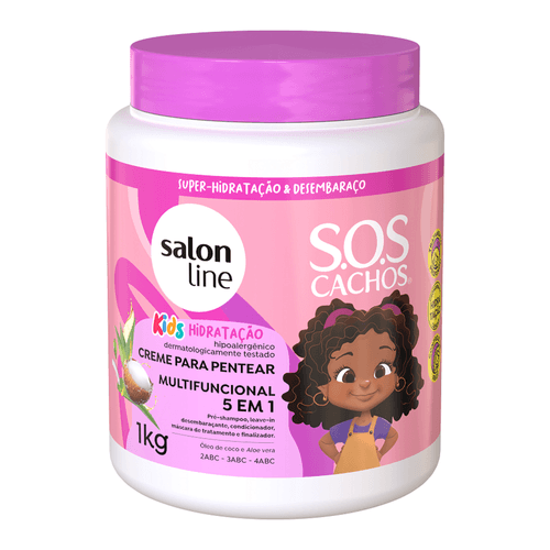 Cr Pent Salon-L Sos 5em1 1kg Kids Hidratacao