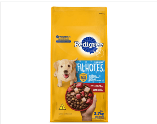 Alimento 100% Completo e Balanceado para Cães Filhotes Carne, Frango e Cereais Pedigree Pacote 2,7kg