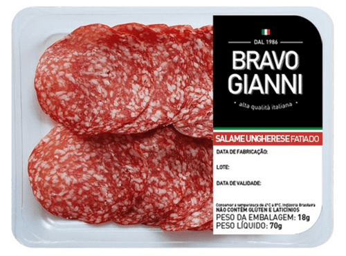 SALAME UNGHER BRAVO GIANNI 70G FAT
