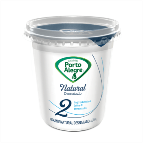 Iogurte Natural Desnatado Porto Alegre 480g