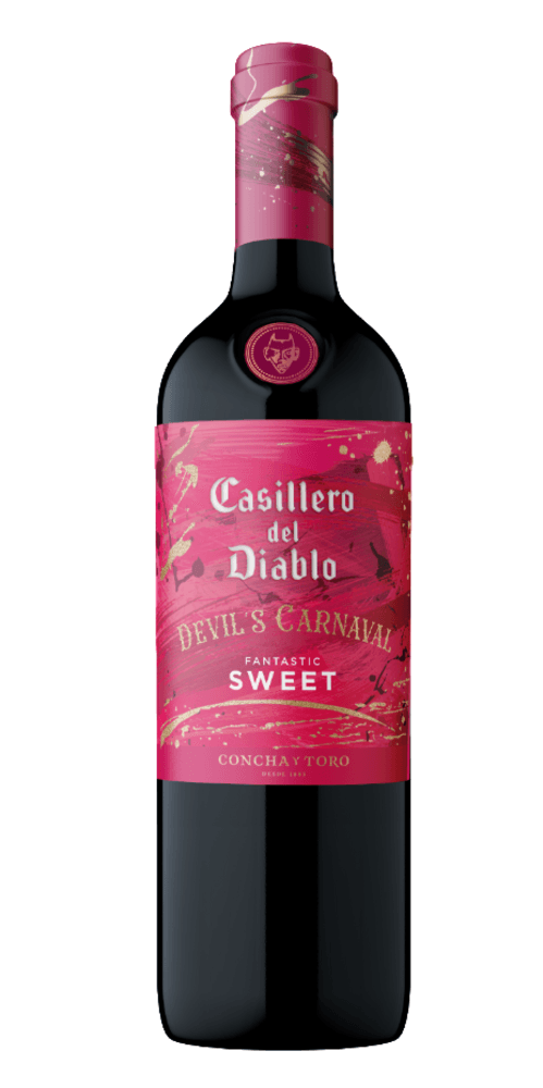 Vinho Chileno Tinto Suave Fantastic Sweet Casillero del Diablo Devil's Carnaval Garrafa 750ml