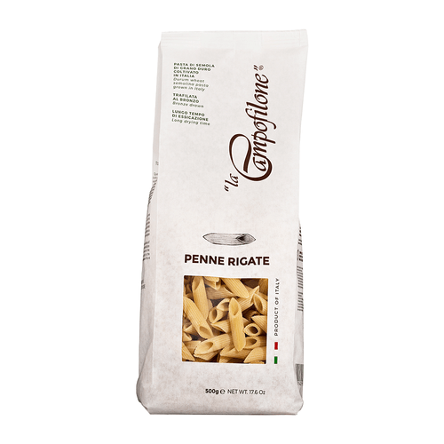 Massa Italiana LA CAMPOFILONE Penne Rigate Pacote 500g