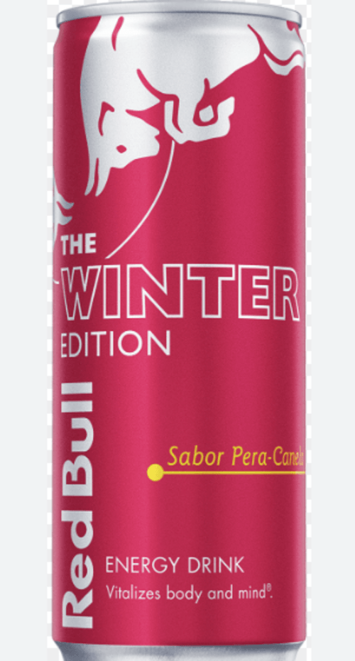 Energético Red Bull, Winter Pera e Canela, 250 ml