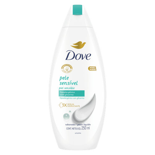 Sabonete Liquido Dove Pele Sensível 250 ml