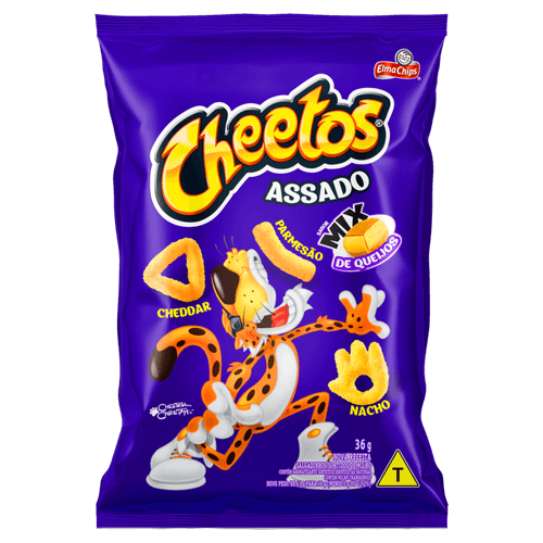 Salgadinho Sortido Mix De Queijos Elma Chips Cheetos 36G