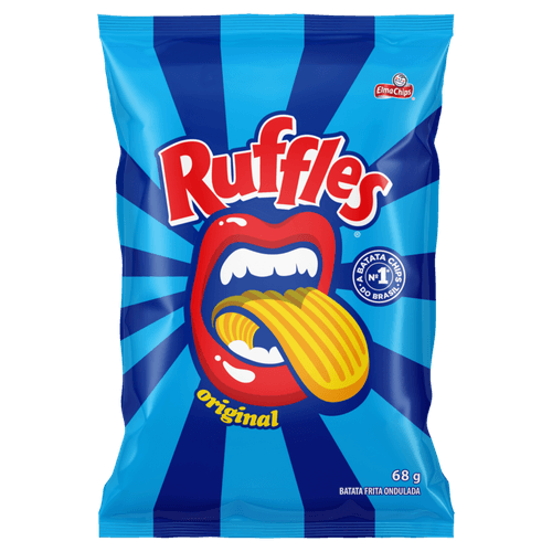 Batata Frita Ondulada Original Elma Chips Ruffles 68G