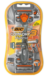 Aparelho-de-Barbear-Bic-Confort3-Hibrid-com-6-Cargas-Extras