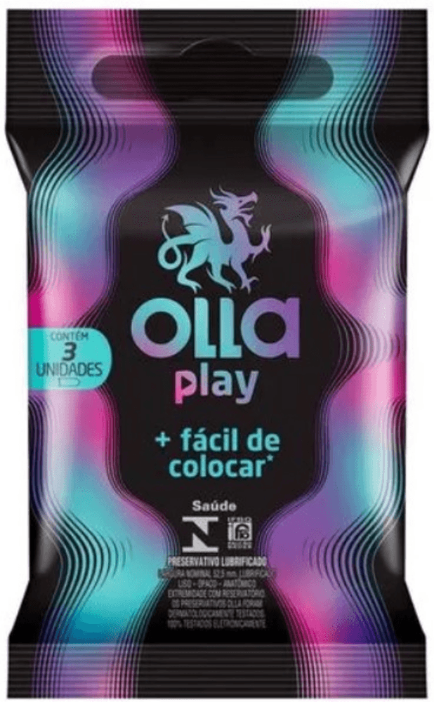 Preservativo-Olla-Play-pacote-com-3-unidades---Facil-de-colocar