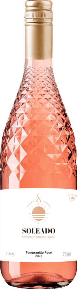 Vinho Espanhol  Soleado Sprit Mediterranean Tempranillo Rosé 750ml