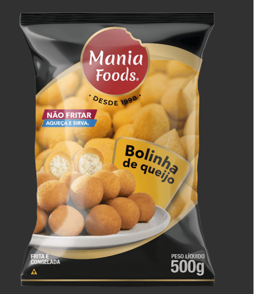 BOLINHA QUEIJO MANIA FOODS 500G PACOTE