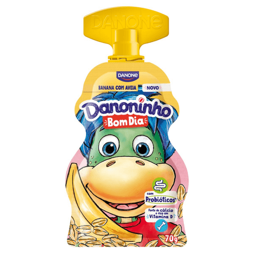 IOG DANONINHO INTEG BOM DIA  BANANA E AVEIA 70G