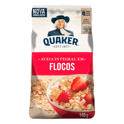 Quaker Aveia Flocos Regulares 148g