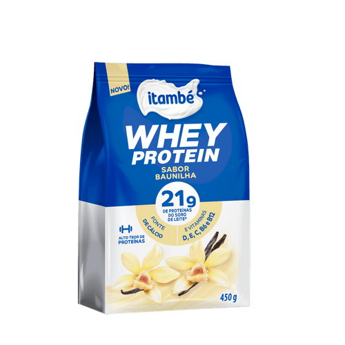 SUPLEMENTO EM PÓ WHEY PROTEIN ITAMBE  PACOTE 450G.