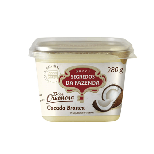 Cocada Branca  Segredos Da Fazenda 280g
