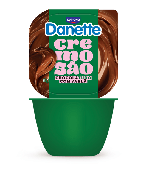 Sobremesa Danette Cremosão Chocolate com Avelã 90g