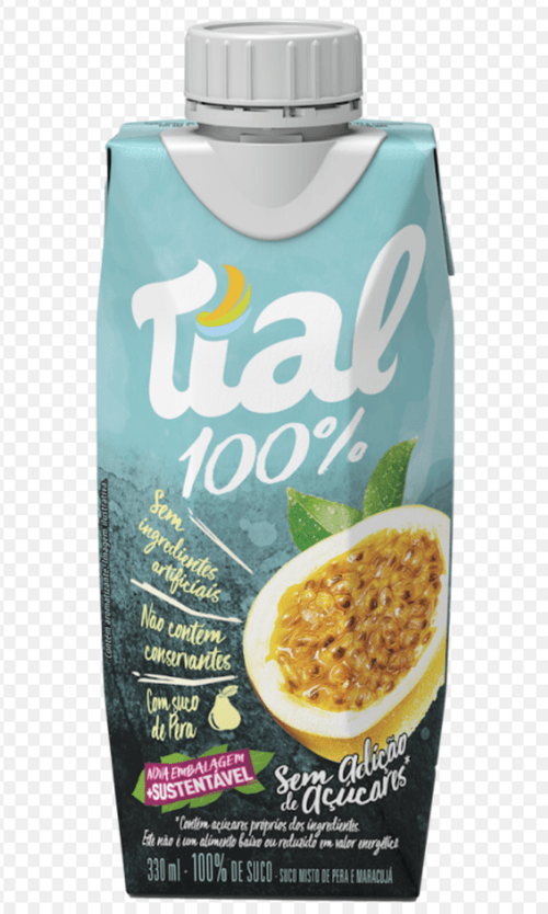 Suco Misto Tial 100% Maracujá com Pera 330ml