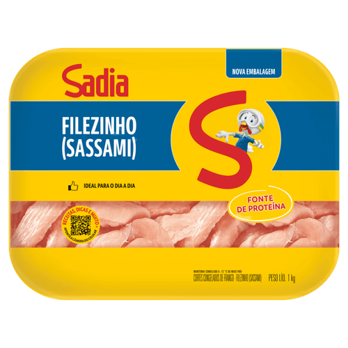 Filezinho Frango Sassami Sadia 1kg