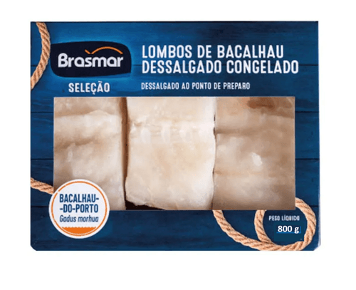 LOMBO BACALHAU G MOHUA BRASMAR 800G-CX DESALGADO