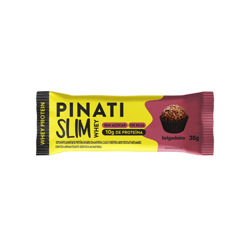 BARRA DE PROTEINA PINATI SLIM WHEY 35G. BRIGADEIRO