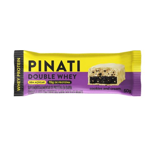 BARRA PROTEINA PINATI DOUBLE WHEY 50G