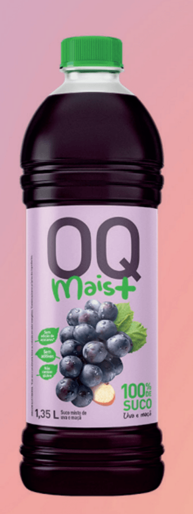 SUCO MISTO OQ 100% 1,35L-PET UVA/MA