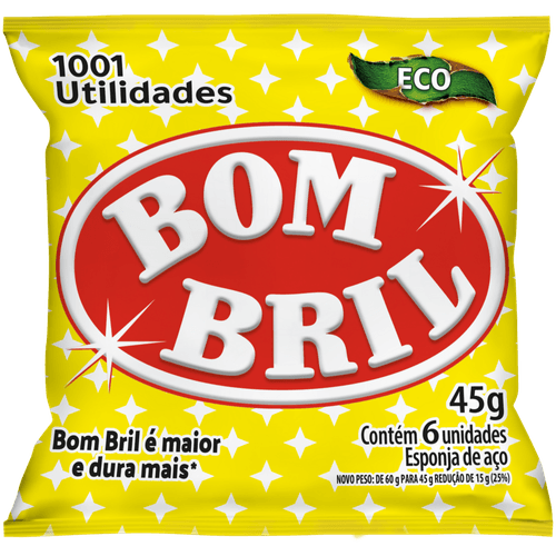 ESPONJA LA ACO BOMBRIL 45G -PC 6UN