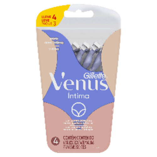 Aparelho Descartável para Depilar Gillette Venus Leve 4 Pague 3 Unidades