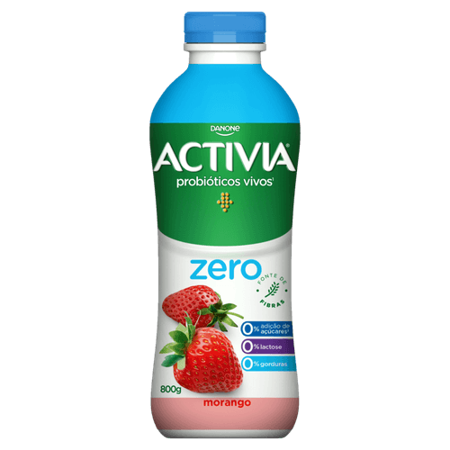 Activia Zero Líquido Morango 800g