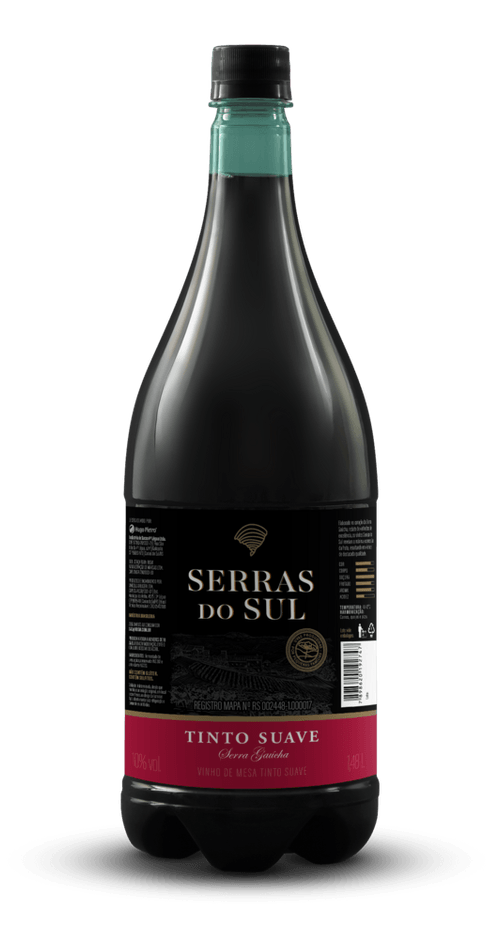 Vinho Nacional Serras Do Sul Tinto Suave Pet 1,48L