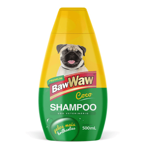 Shampoo Cães Coco Premium Baw Waw 500mL