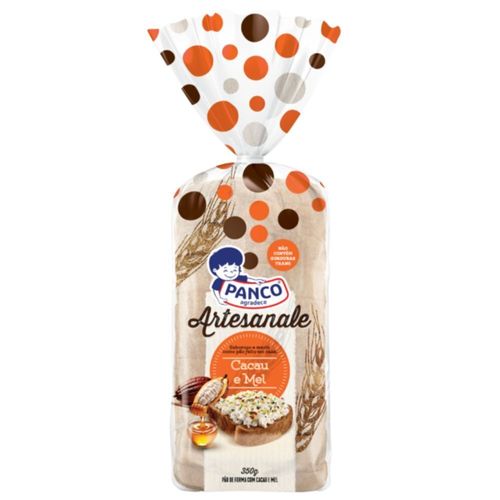 Pão Forma Artesanale Panco Cacau E Mel 350g