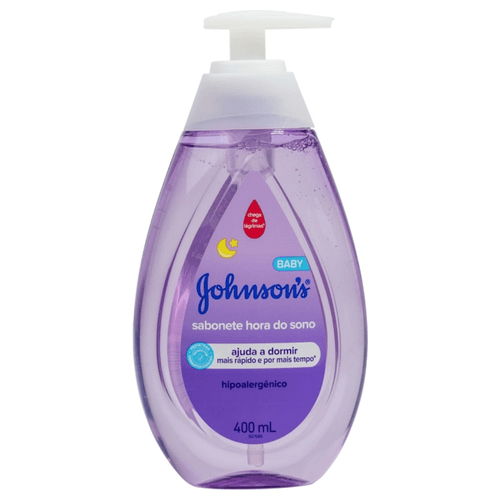 Sabonete Líquido da Cabeça aos Pés Johnson's Baby Hora do Sono Frasco 400ml