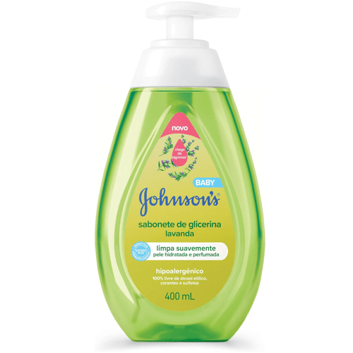 SAB LIQ INF JOHNSON BABY 400ML FR LAVANDA