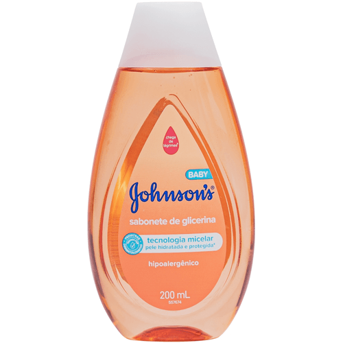 Sabonete Líquido de Glicerina da Cabeça aos Pés Johnson's Baby Frasco 200ml