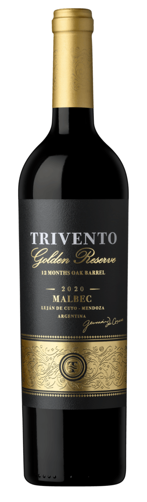 Vinho Argentino Tinto Seco Golden Reserve Trivento Malbec Luján de Cuyo Garrafa 750ml