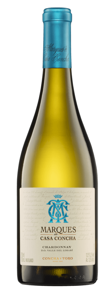 Vinho Chileno Branco Seco Marques de Casa Concha Chardonnay Valle del Limarí Garrafa 750ml