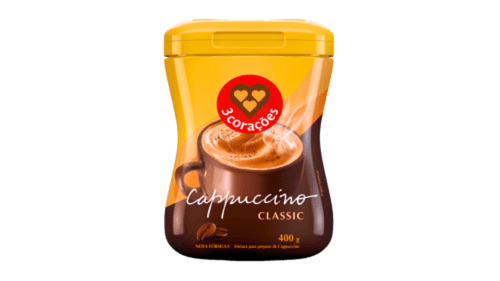 Cappuccino Classic 3 Corações Pote 400g