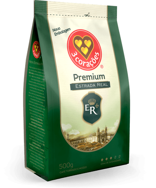 Café em pó 3 Corações Estrada Real 500g