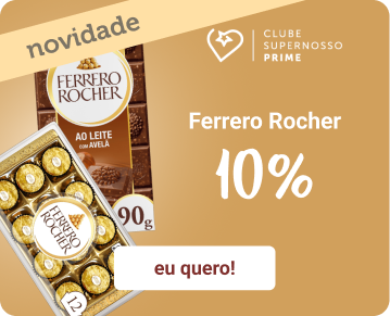 Cliente Prime tem 10% off em Ferrero Rocher