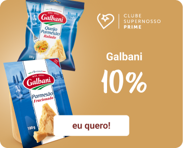 Prime tem 10% em Galbani