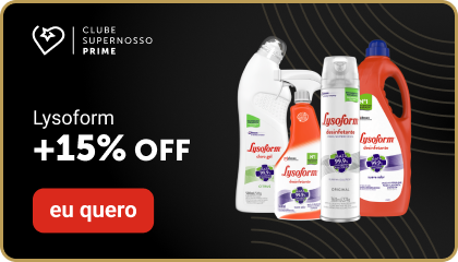 Prime tem 15% off em Lysoform