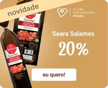 Prime tem 20% off em Seara Salames